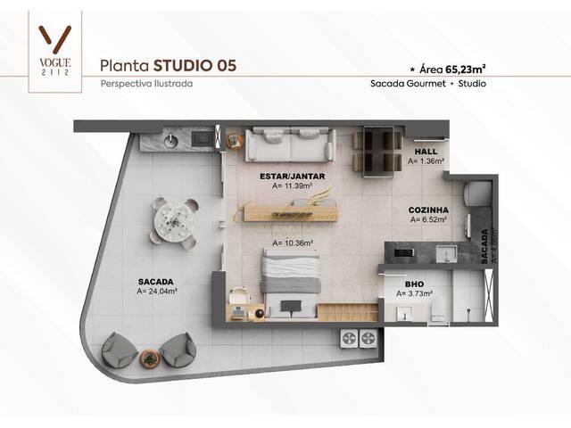 Studio para Venda em Belém - 4