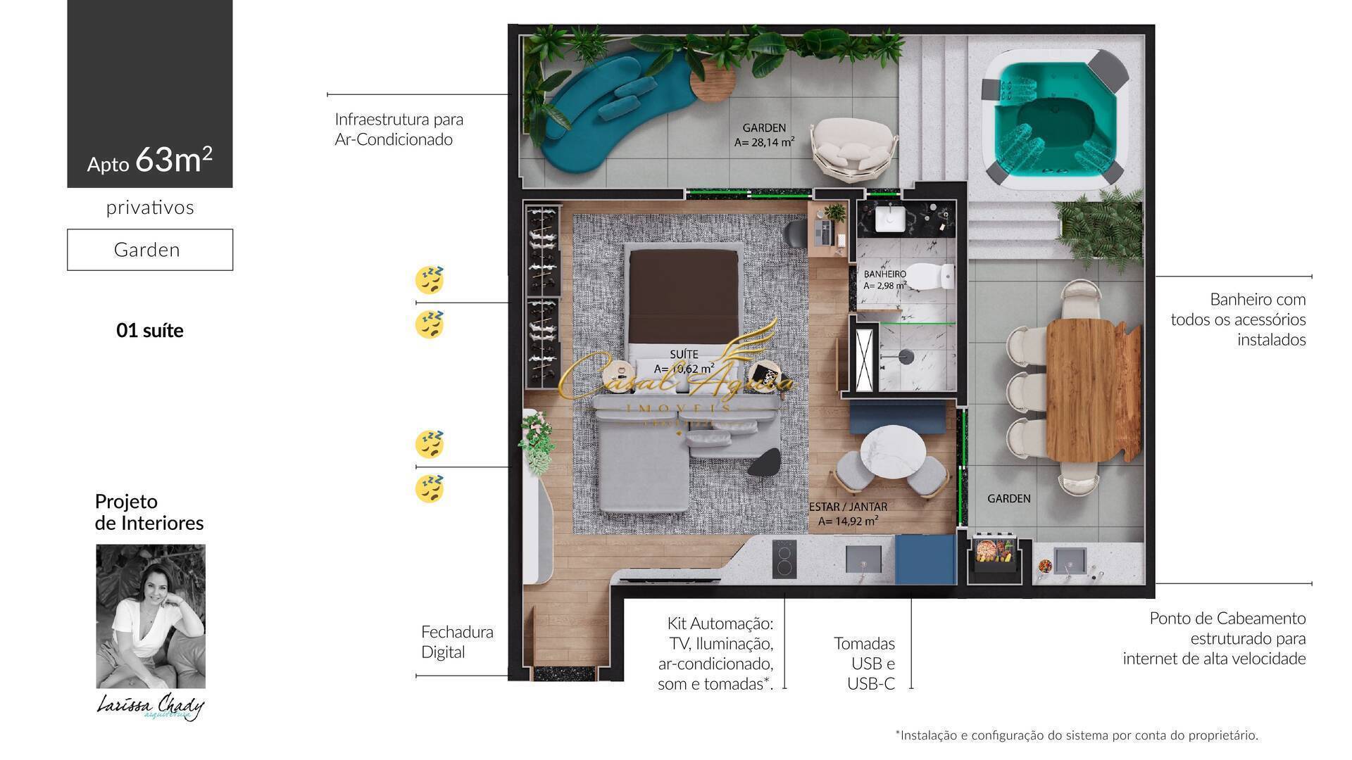 Apartamento, 2 quartos, 139 m² - Foto 62