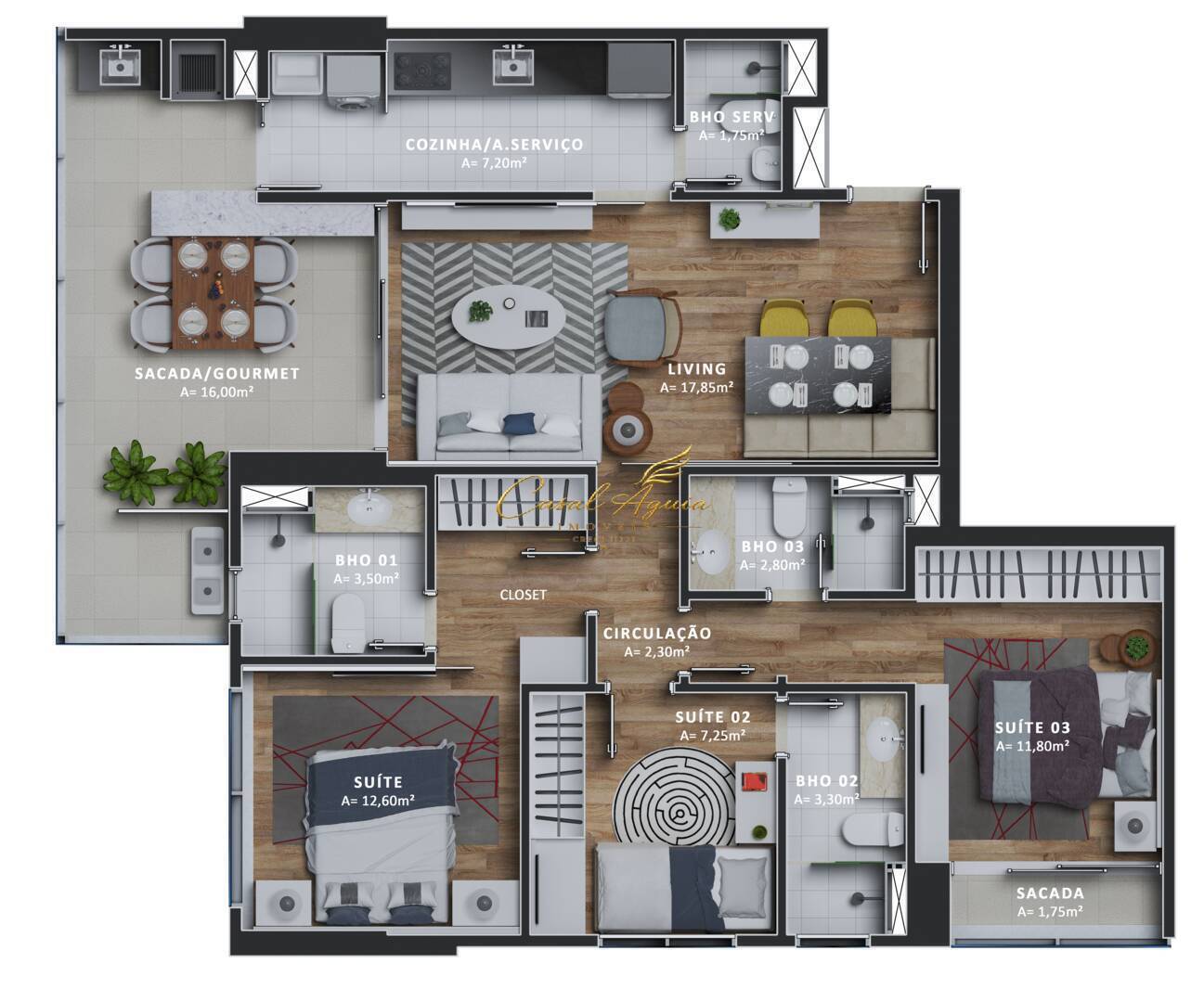 Apartamento, 2 quartos, 100 m² - Foto 18