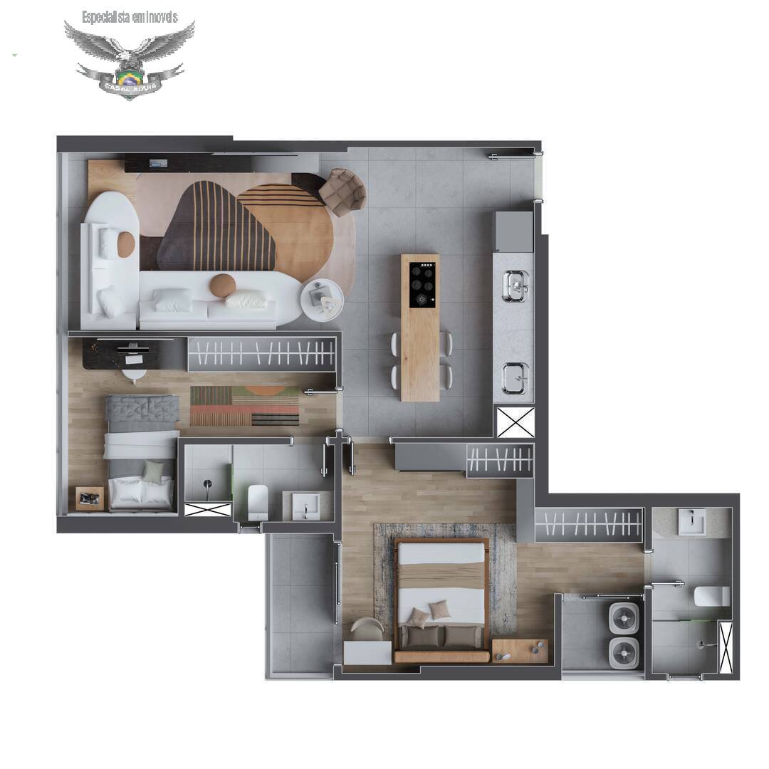 Apartamento à venda com 1 quarto, 76m² - Foto 25