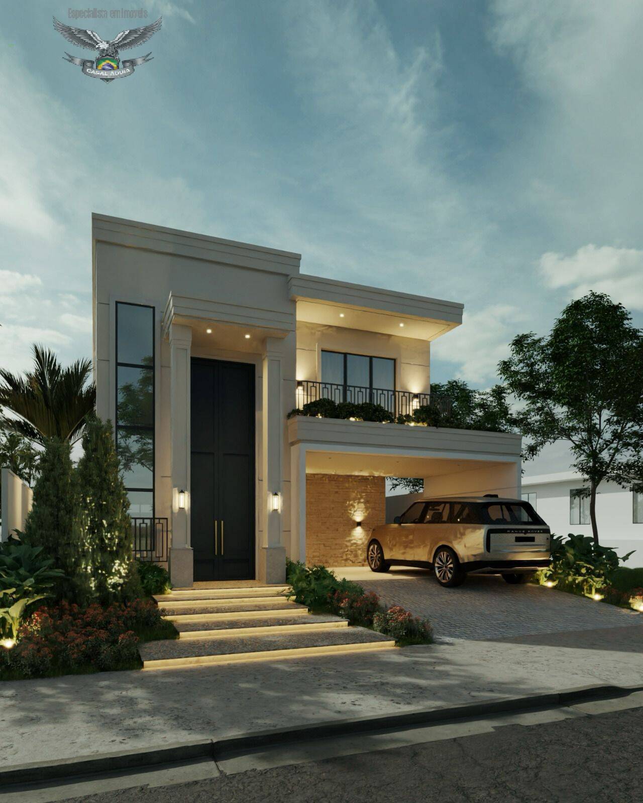 PROJETO CLASSICO EM CONDOMINIO DE ALTO PADRAO "JARDINS DO LAGO"
