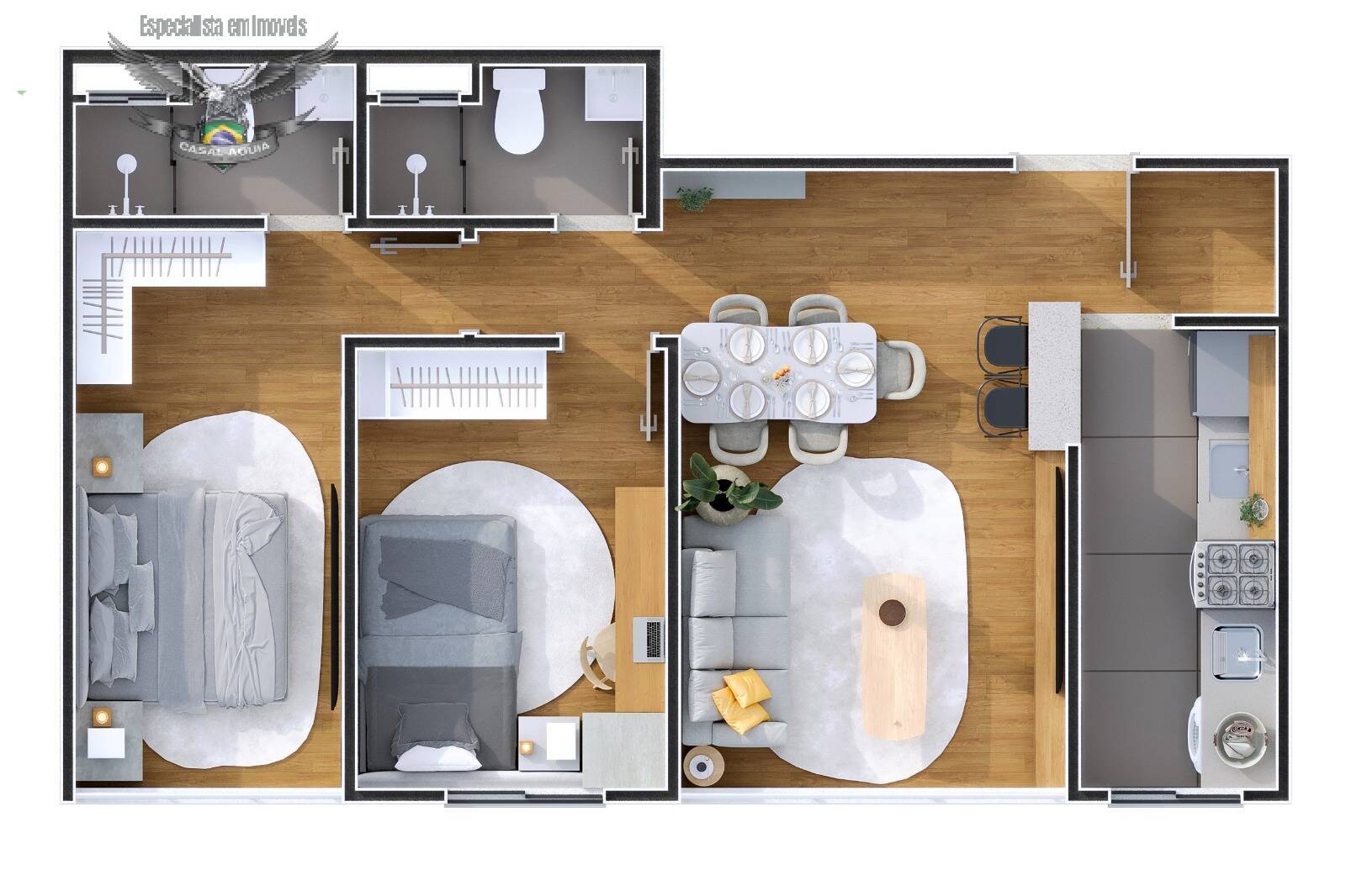 Apartamento à venda com 2 quartos, 50m² - Foto 15