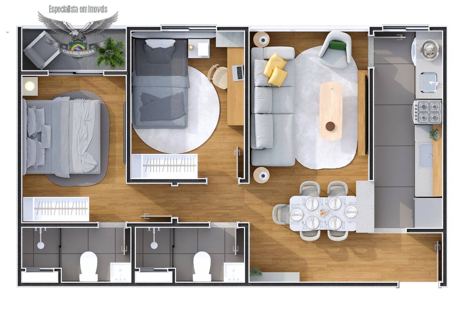 Apartamento à venda com 2 quartos, 50m² - Foto 17