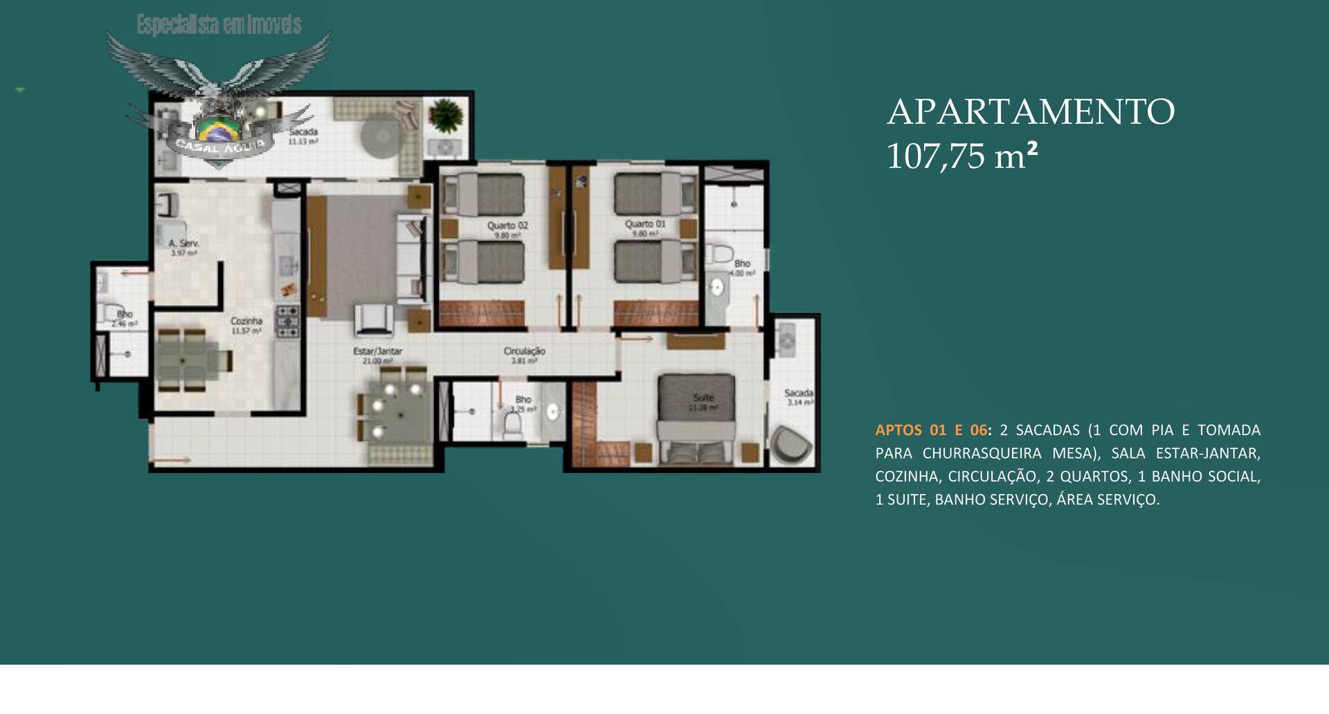 Apartamento à venda com 2 quartos, 85m² - Foto 19