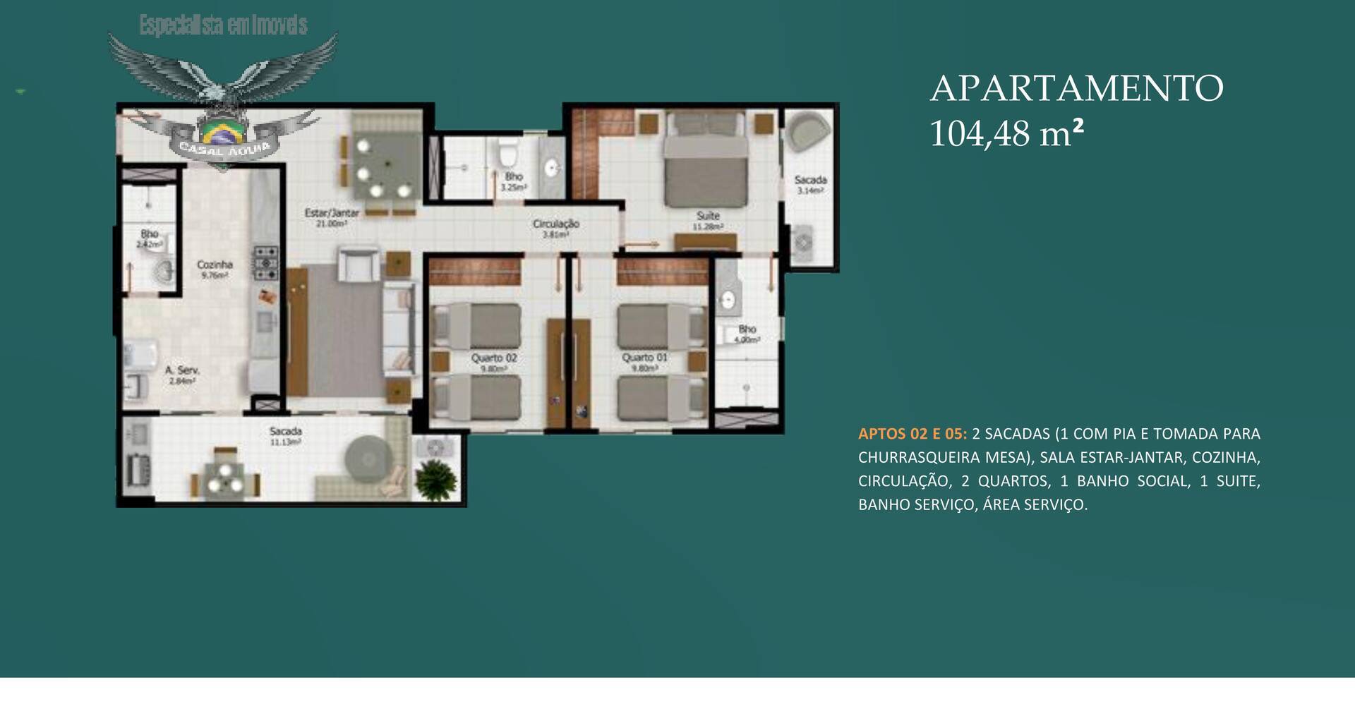 Apartamento à venda com 2 quartos, 85m² - Foto 20