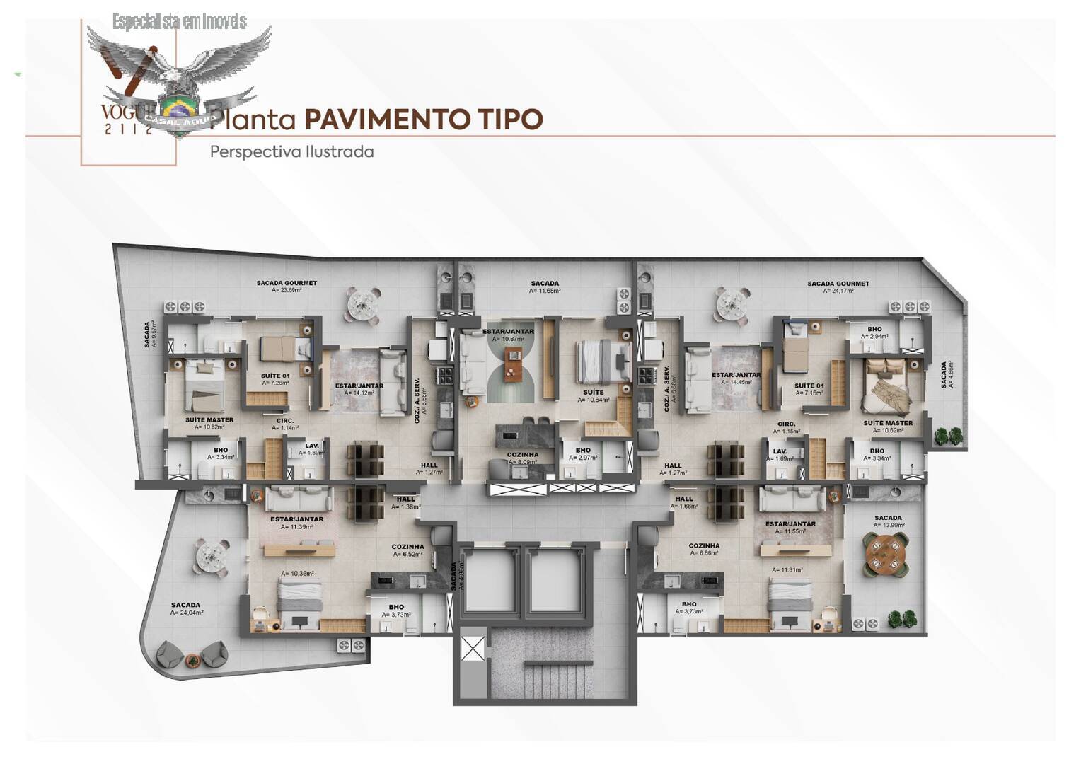 Apartamento à venda com 2 quartos, 93m² - Foto 8