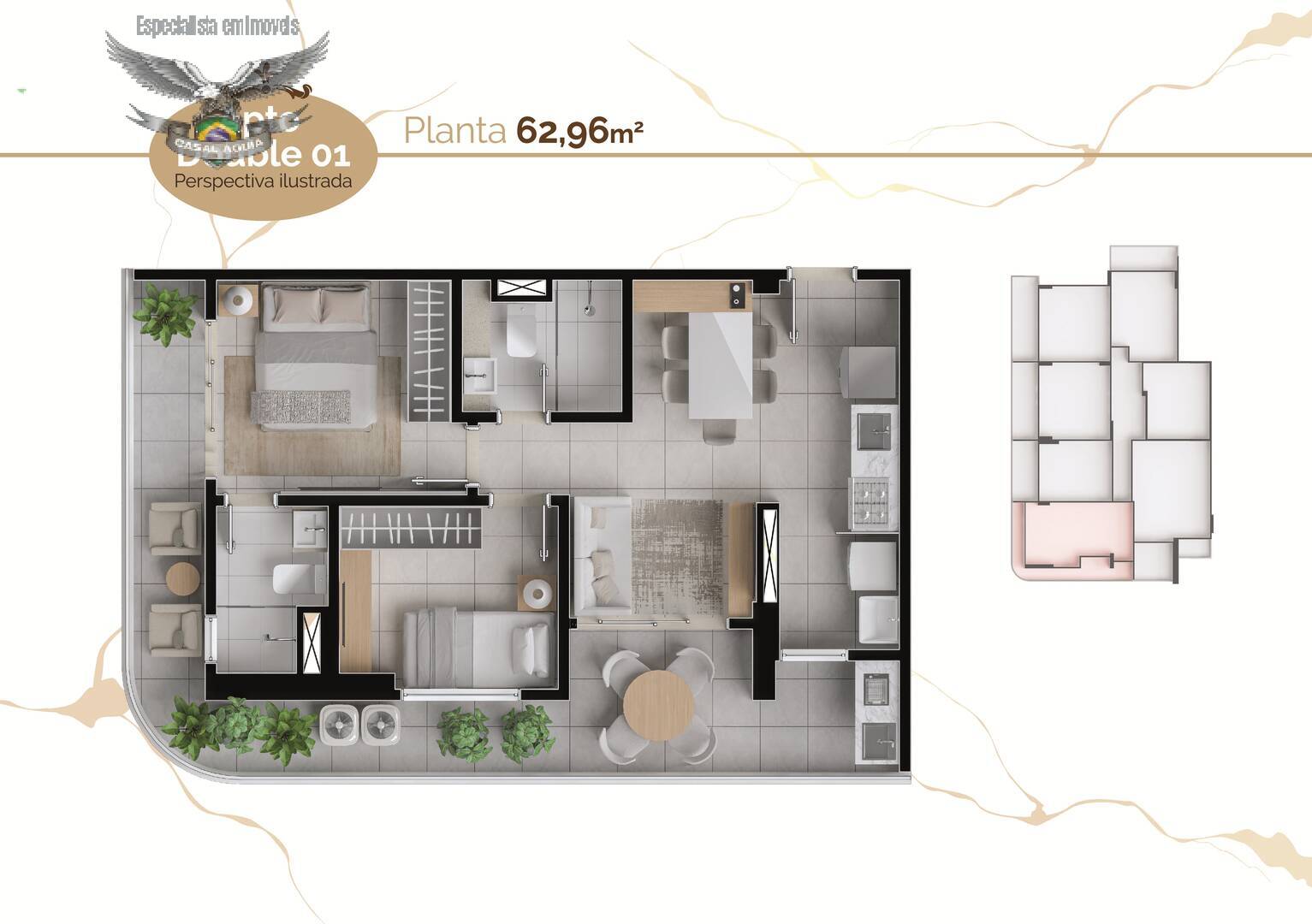 Apartamento à venda com 1 quarto, 51m² - Foto 41