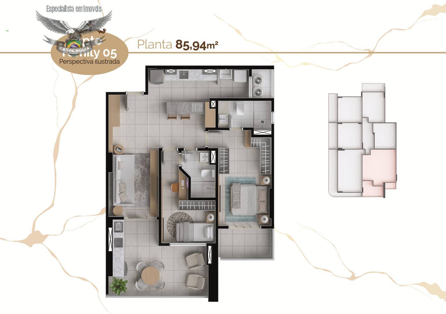 Apartamento à venda com 2 quartos, 91m² - Foto 33