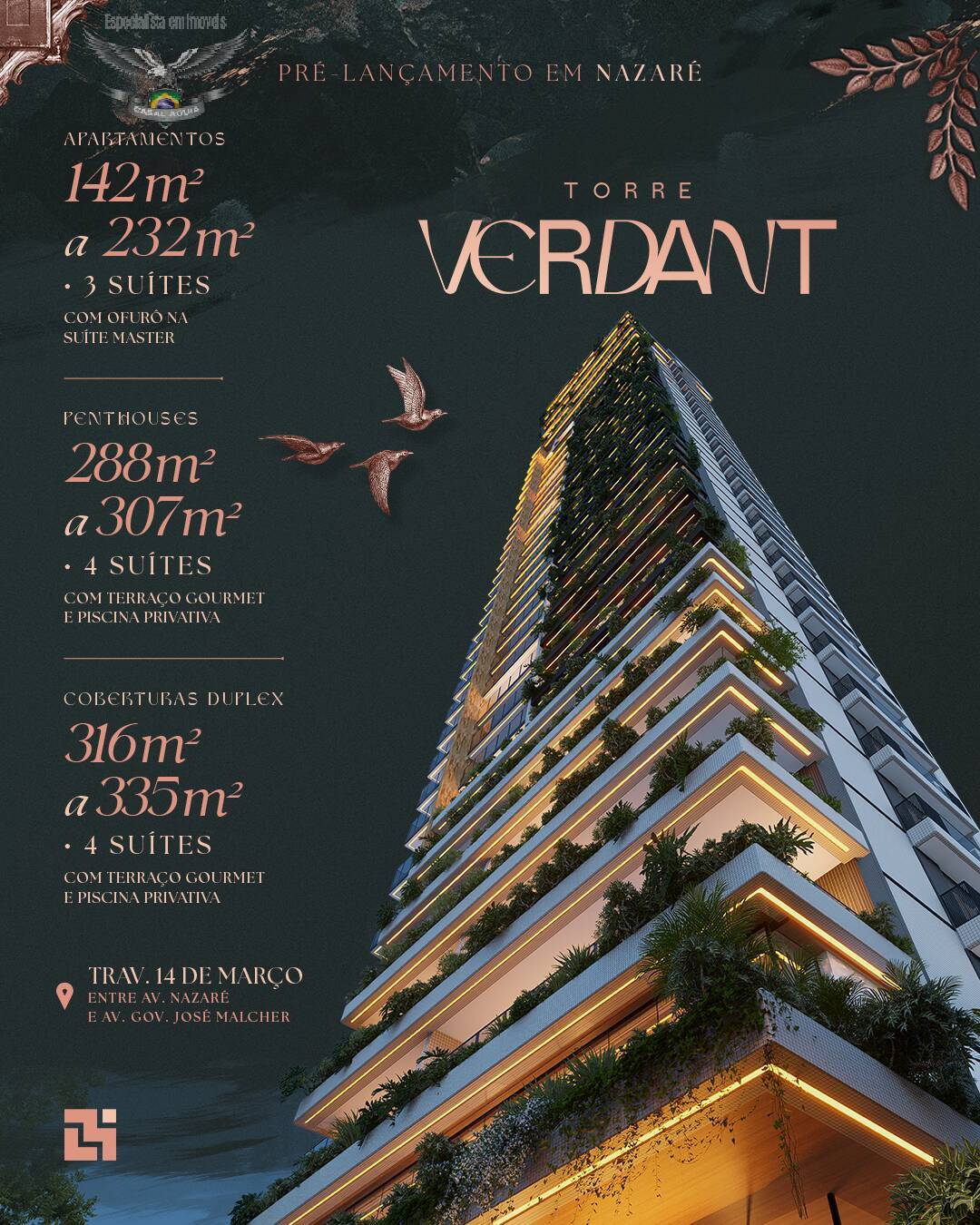 Apartamento à venda com 3 quartos, 149m² - Foto 1