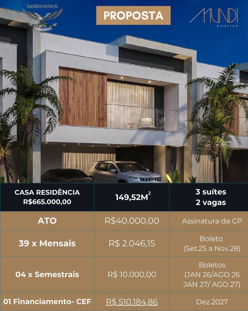 Casa de Condomínio à venda com 3 quartos, 149m² - Foto 2