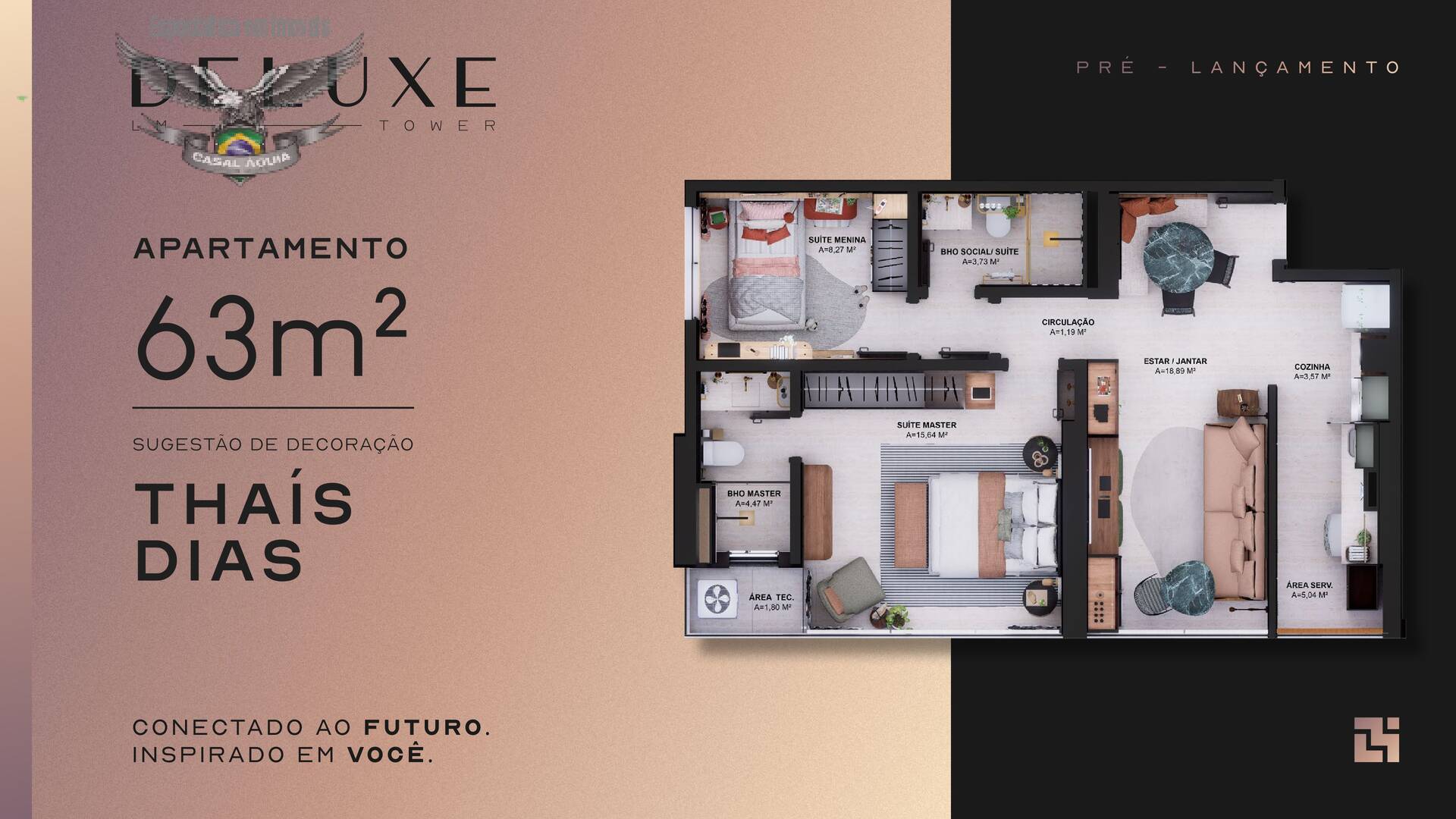 Apartamento, 2 quartos, 62 m² - Foto 1