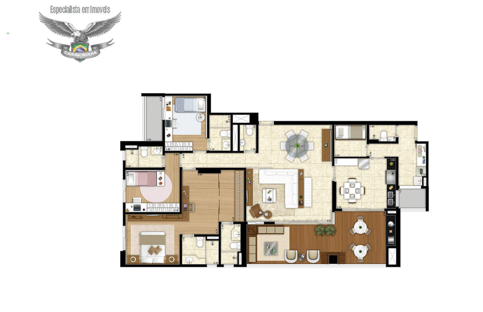 Apartamento, 3 quartos, 171 m² - Foto 9
