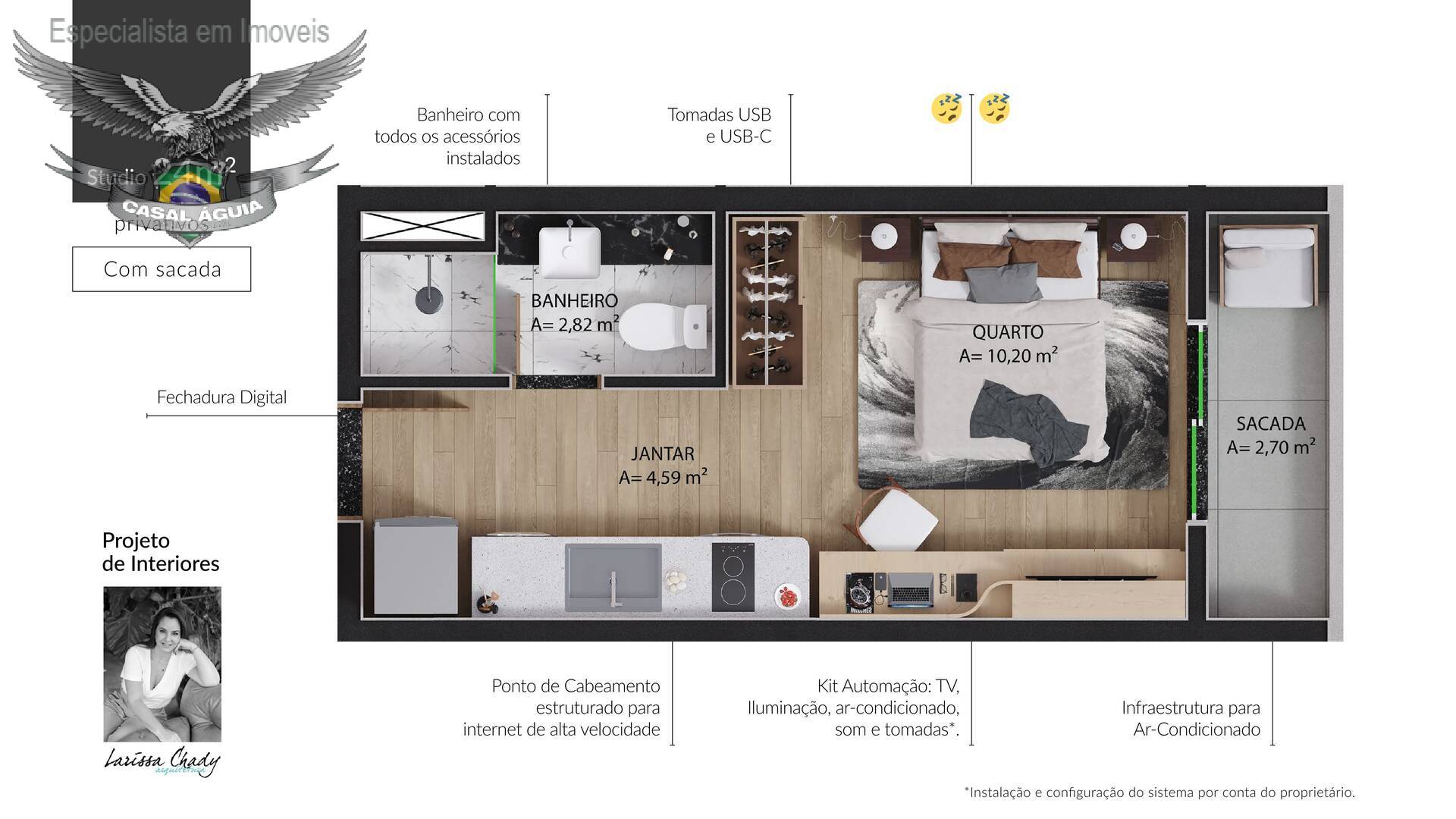 Apartamento, 1 quarto, 24 m² - Foto 49