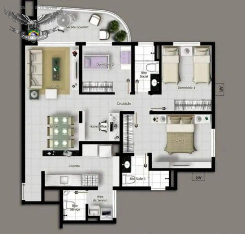 Apartamento, 3 quartos, 88 m² - Foto 6